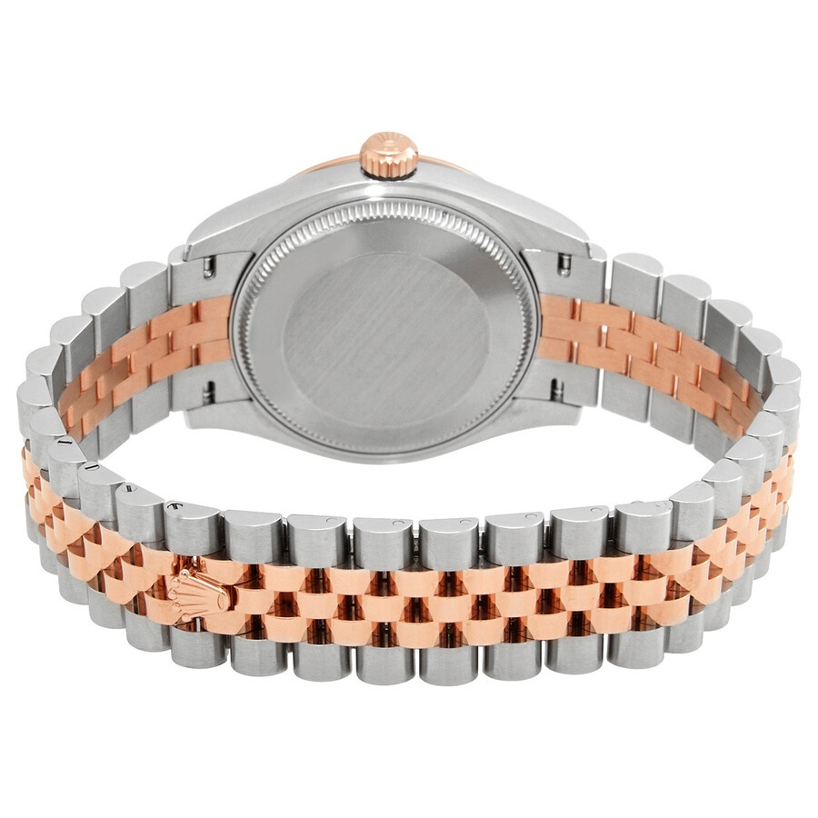 Rolex Datejust 31 Dark Rhodium Dial Automatic Ladies Steel and 18kt Everose Gold Jubilee Watch 27827 - 3