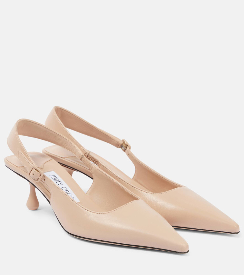 Amel 50 leather slingback pumps 1