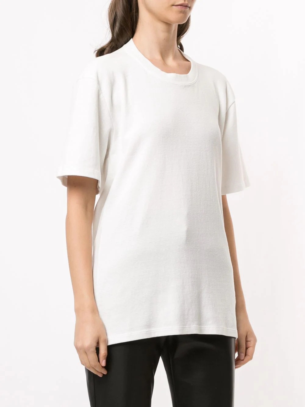 rear cut-out detail T-shirt - 3