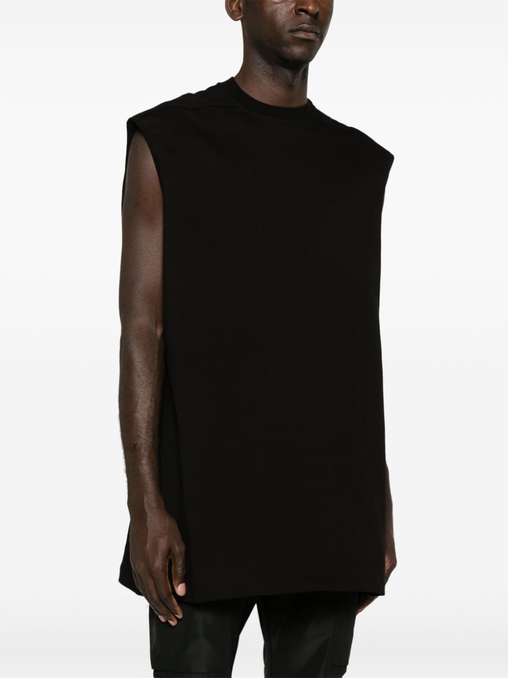 sleeveless cotton T-shirt - 3