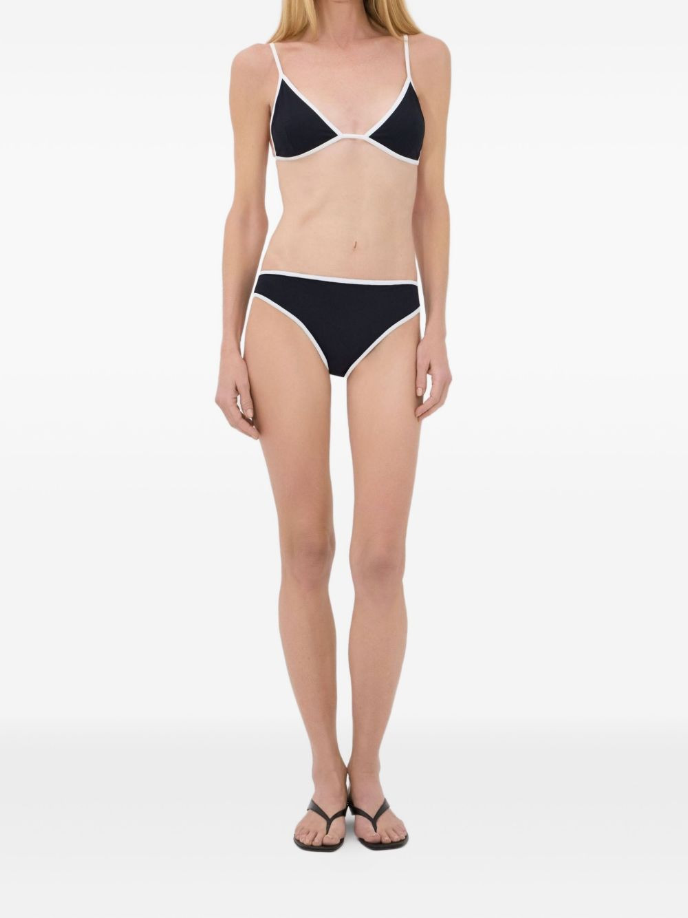 Sofia contrast-trim bikini bottoms - 2