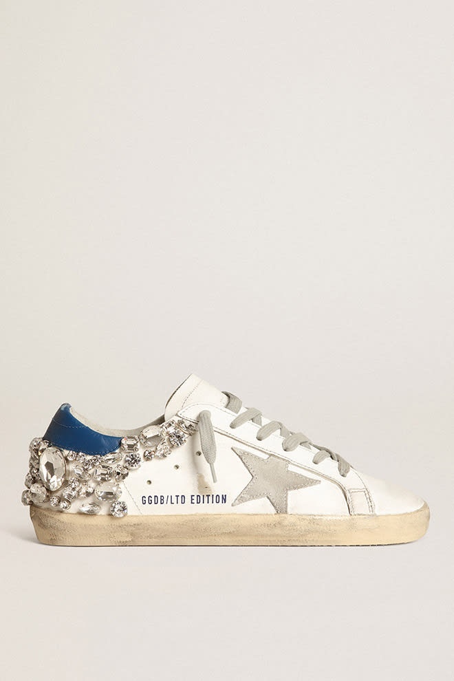 Super-Star sneakers with stones appliqués - 1