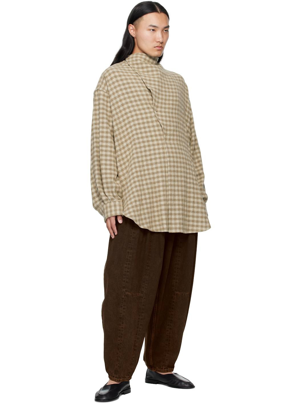 Brown Denim Jeans - 4