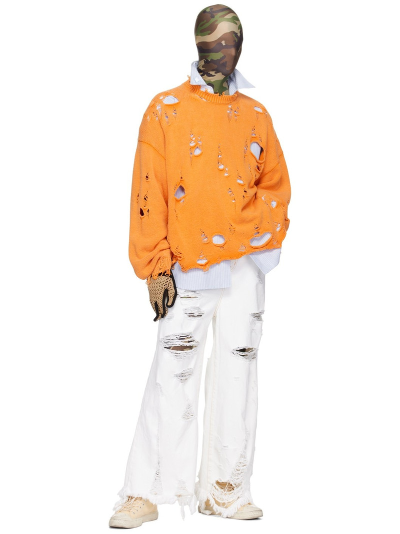 doublet White Destroyed Jeans outlook