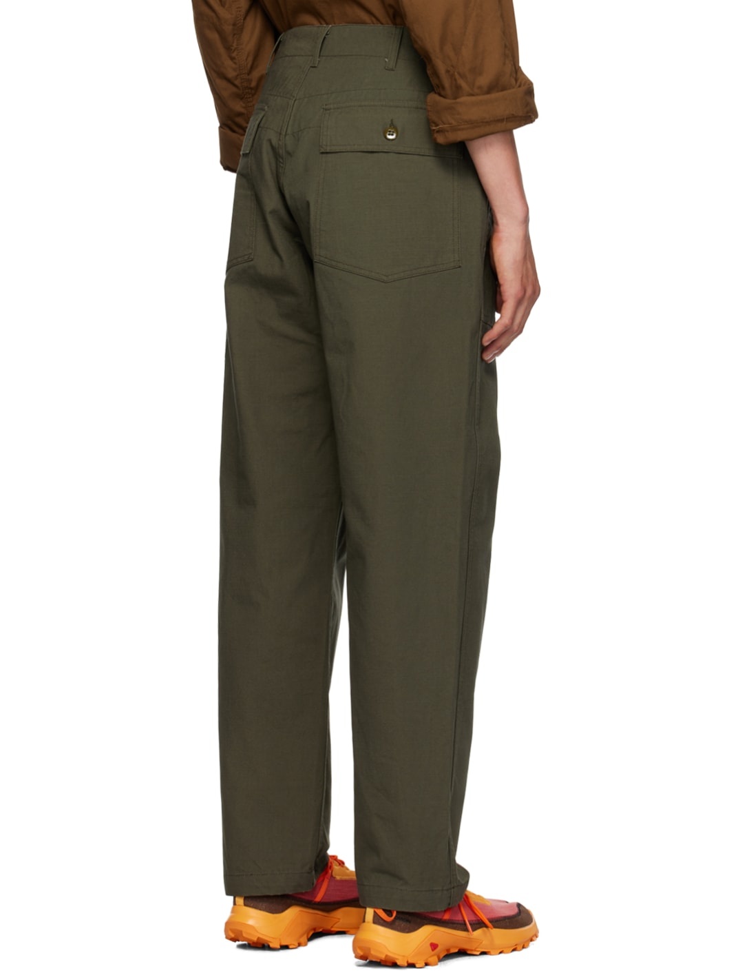 Khaki Fatigue Trousers - 3