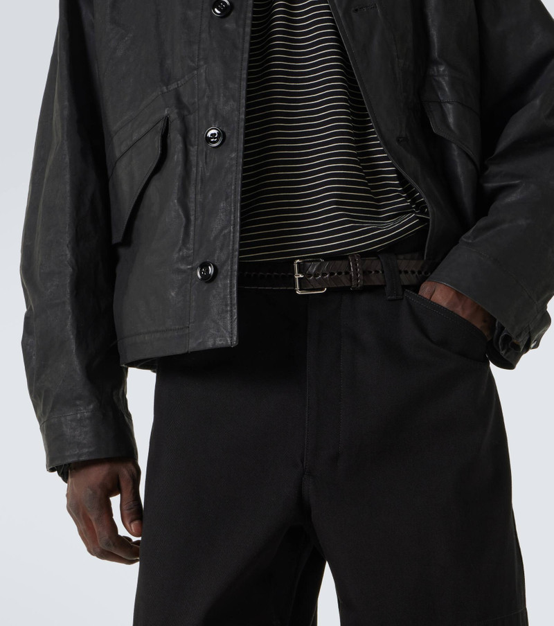 Lemaire Braided leather belt outlook