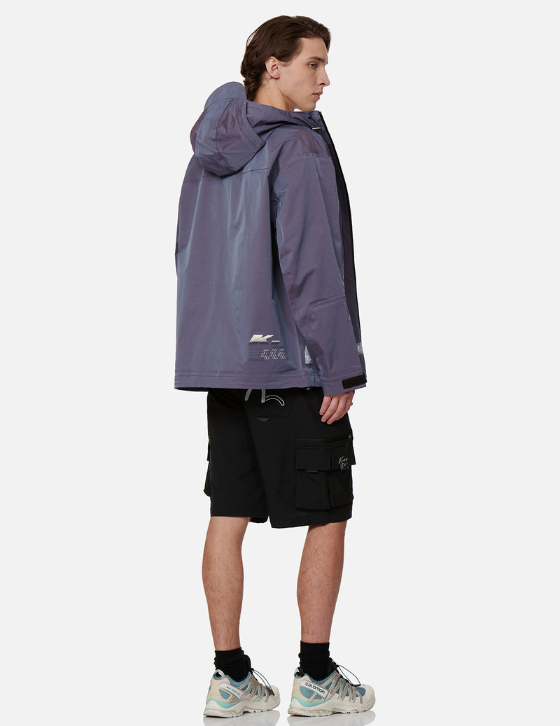 Logo Tape Padded Windbreaker Jacket 4