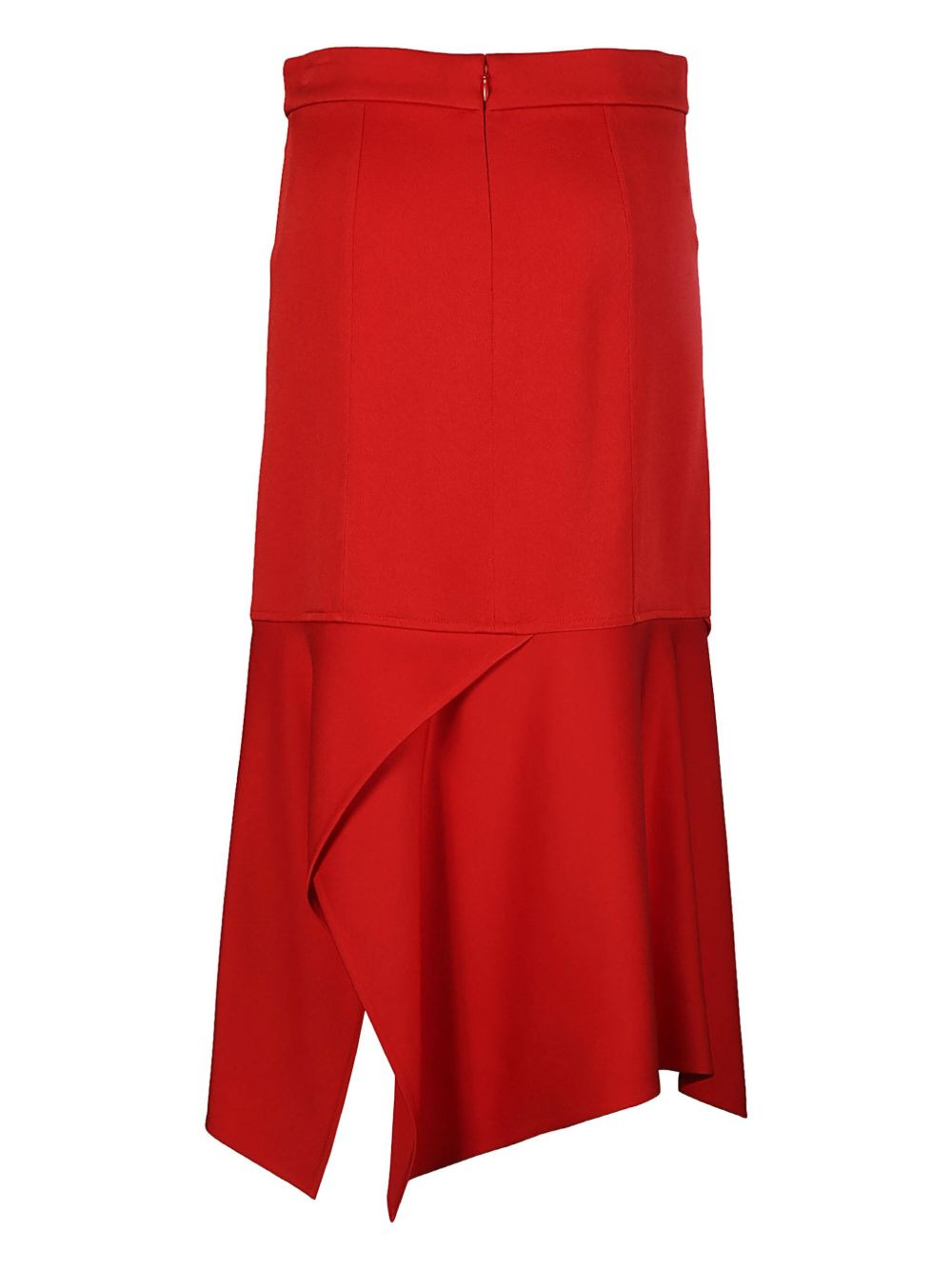 asymmetric midi skirt - 2