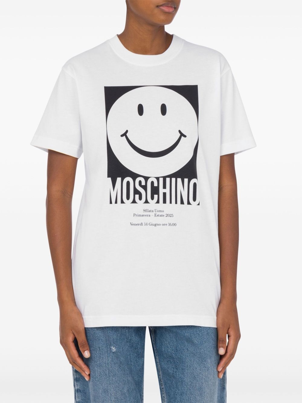 logo-print cotton T-shirt - 2