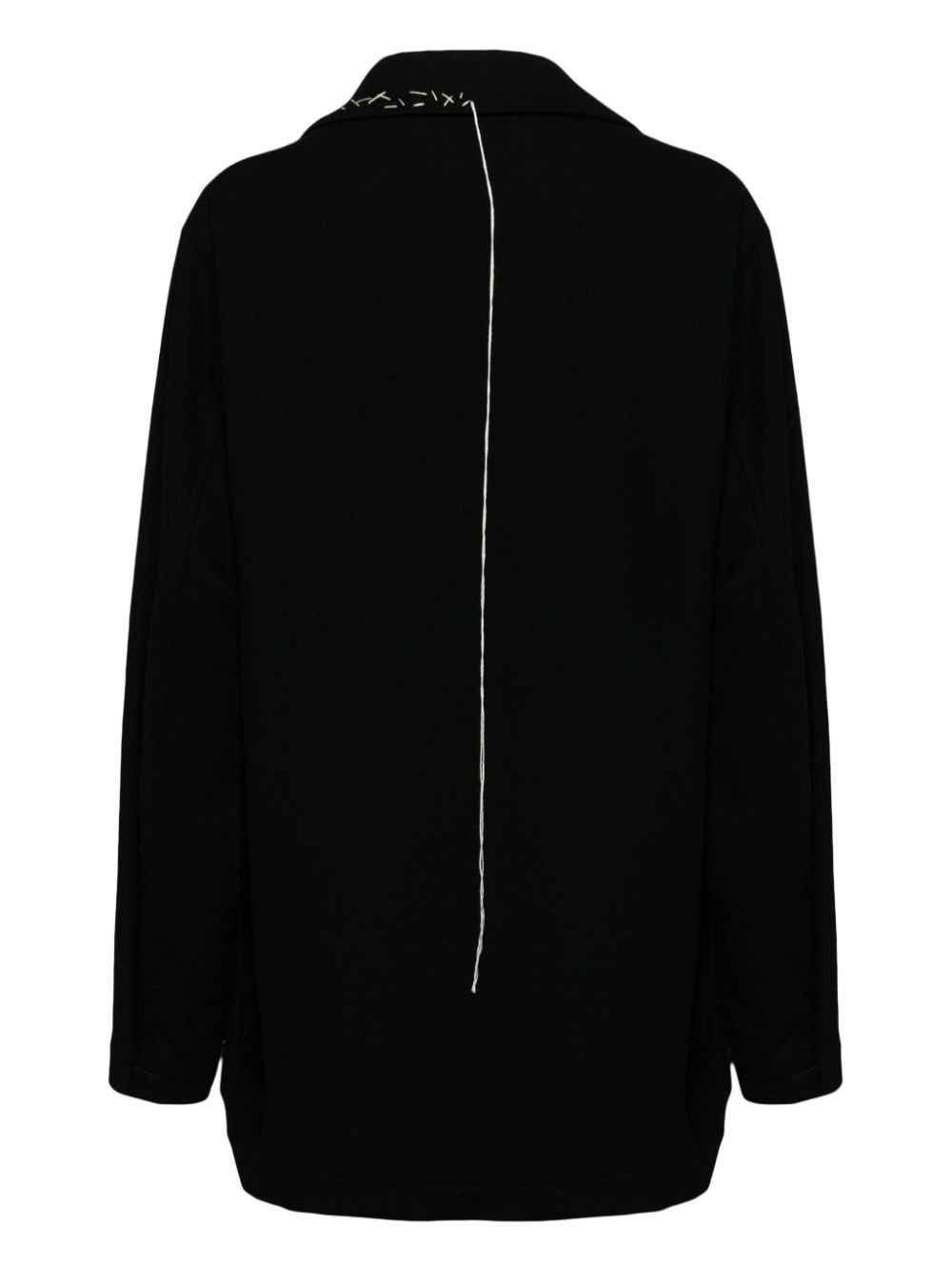 hand-stitched flannel jacket - 2