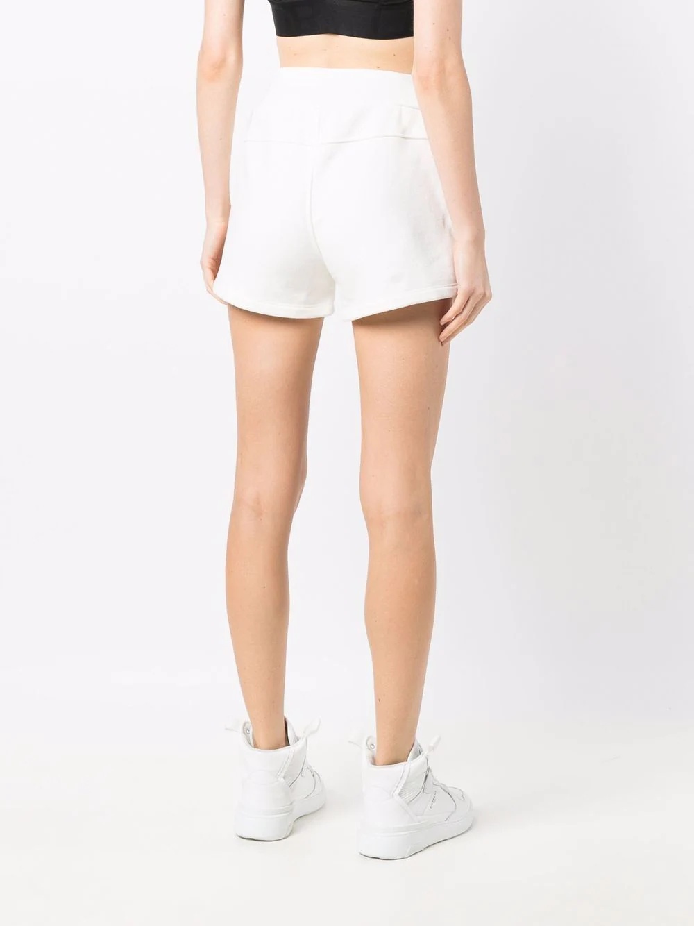 Iconic logo-print drawstring shorts - 4