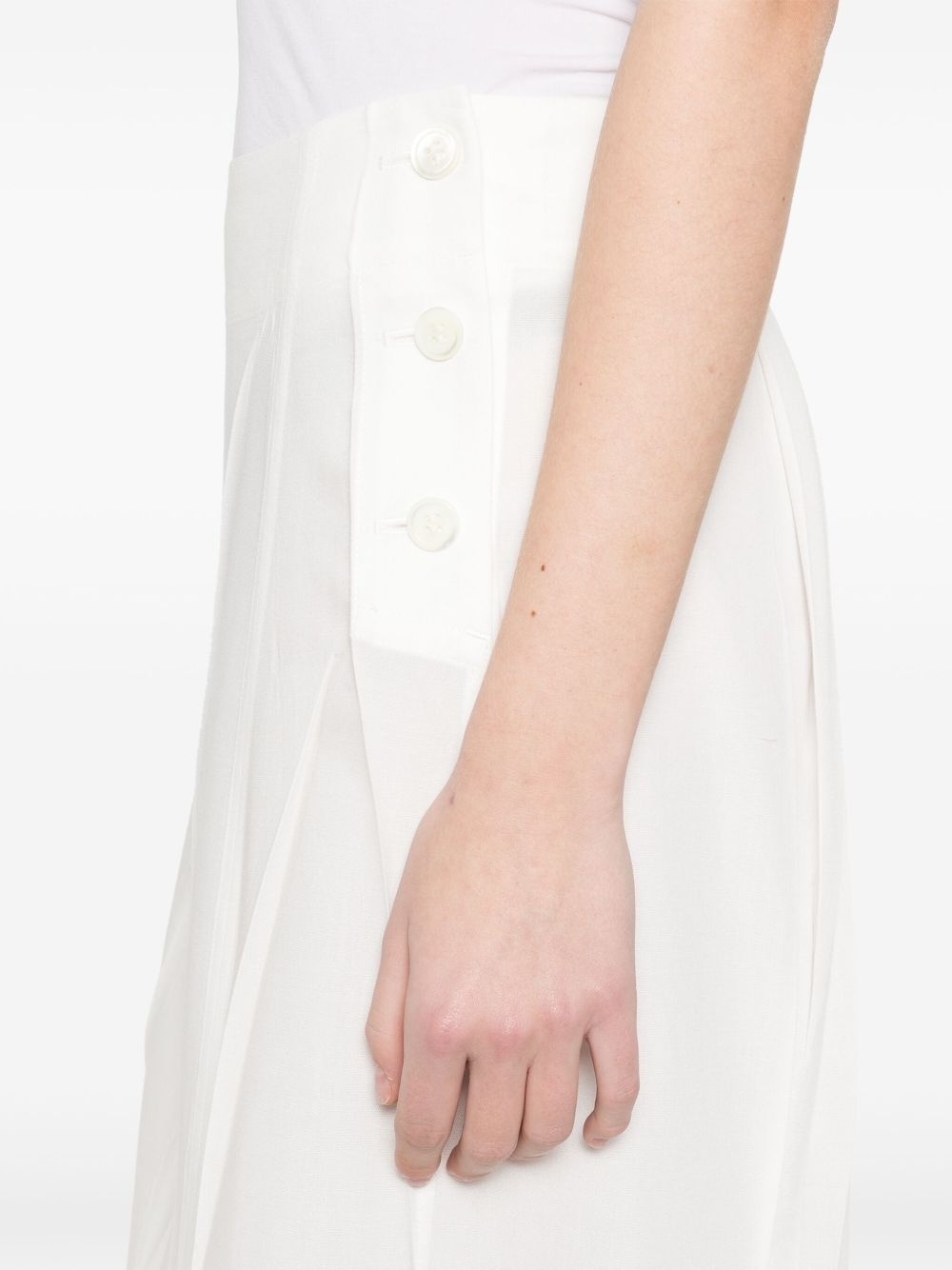 Pressed Form midi skirt - 5