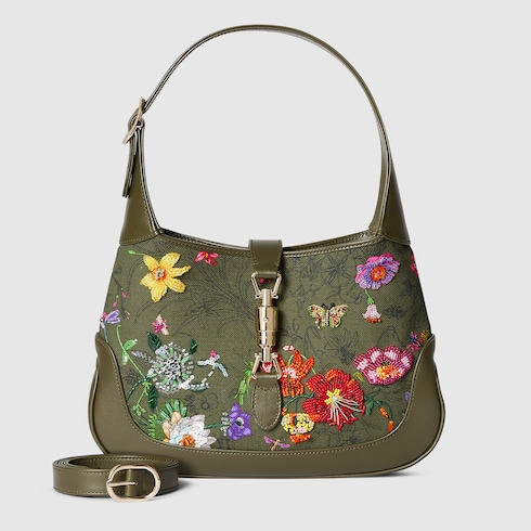 Gucci Jackie 1961 embroidered medium bag - 1