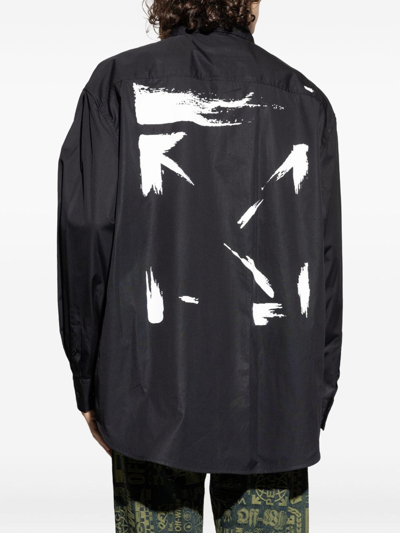 Arrows-motif cotton shirt 4