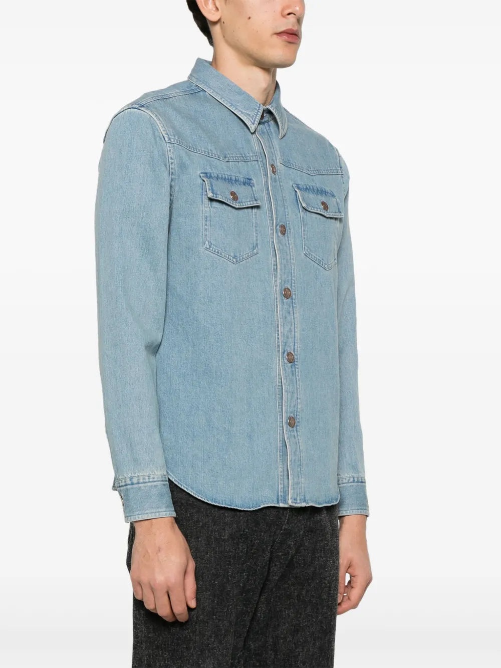 Tom Ford Men Denim Shirt - 3