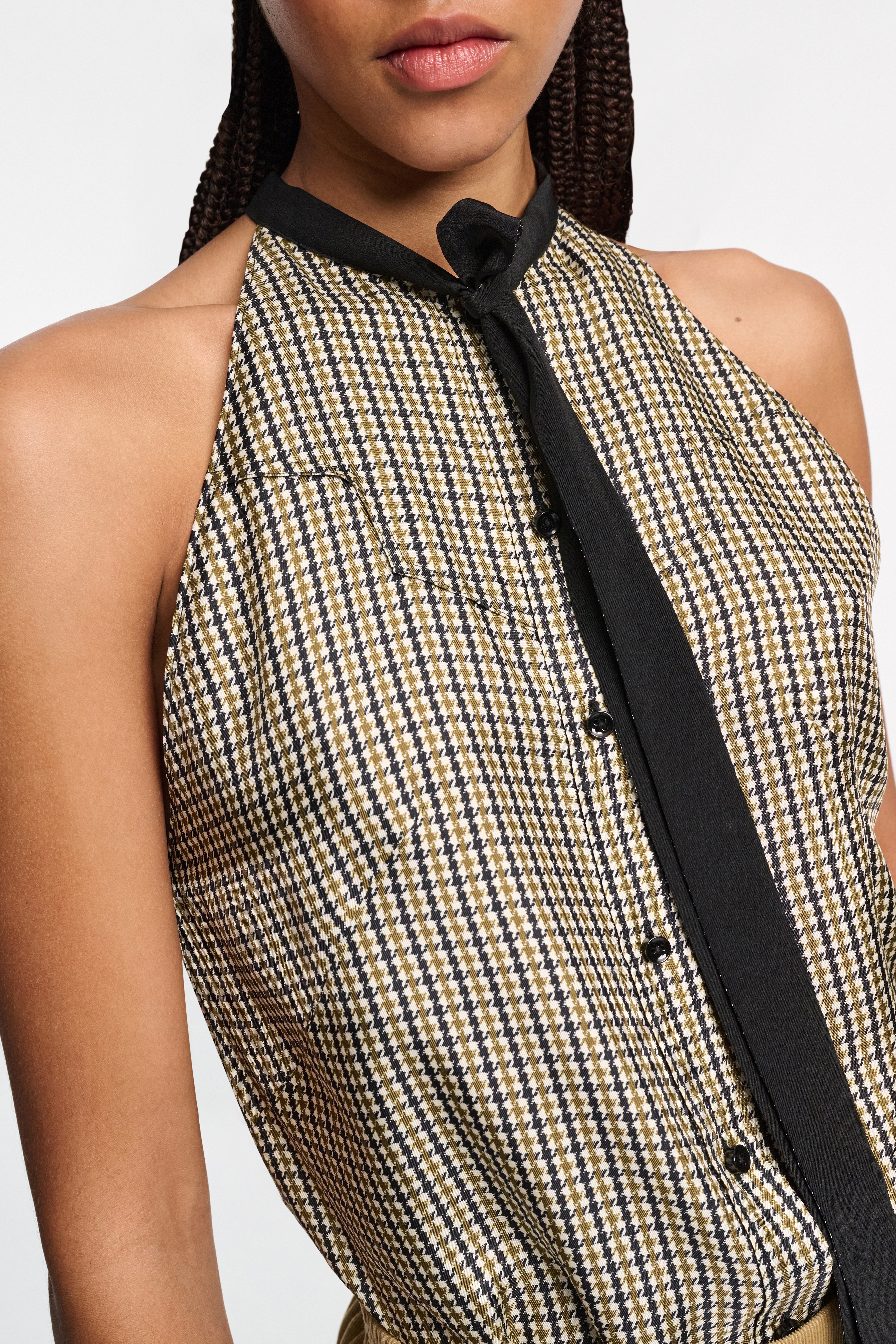 CHECKED COOLNESS blouse - 6