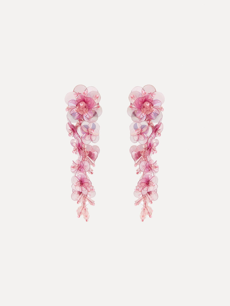 SEQUIN FLOWER CLIP-ON EARRINGS 1