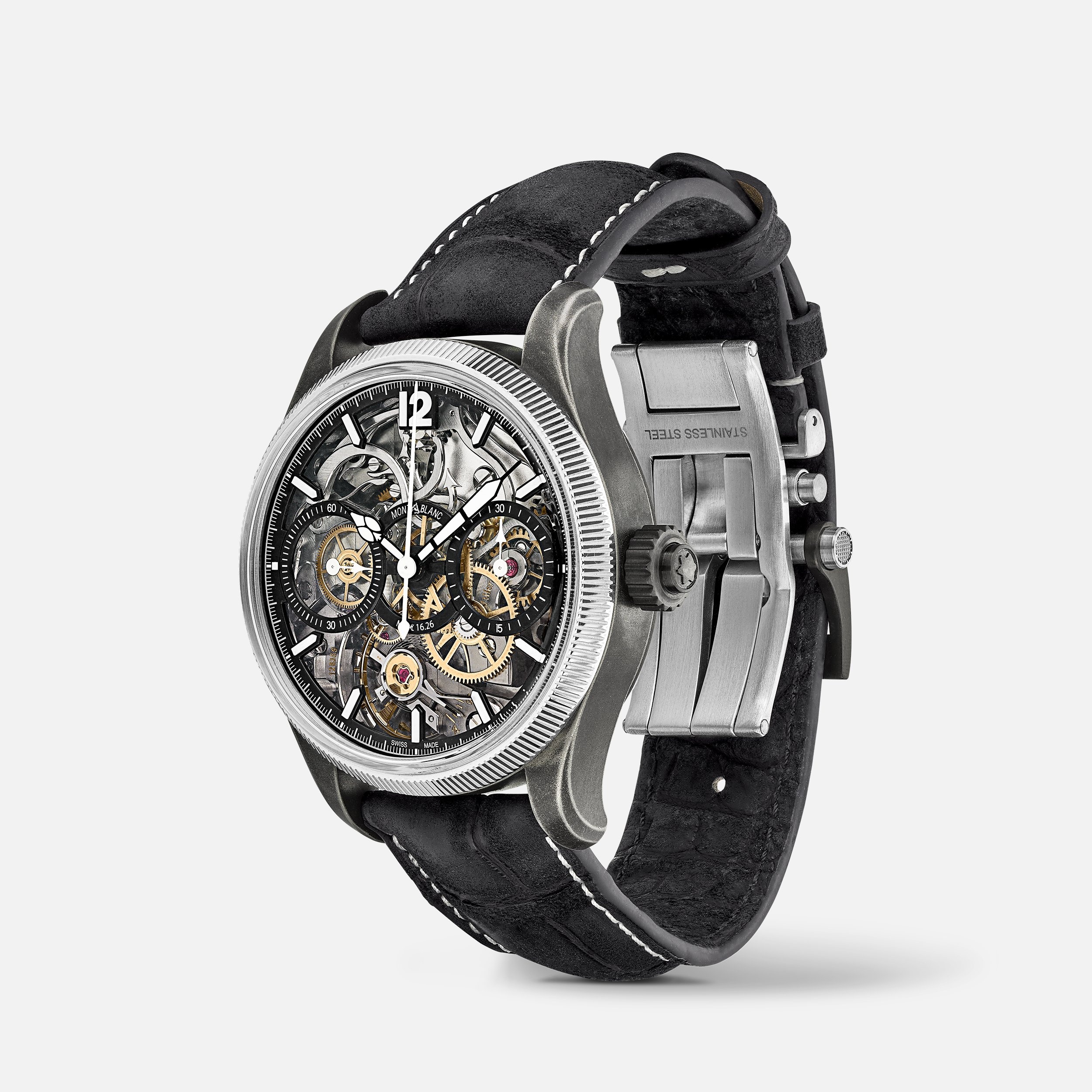Montblanc 1858 The Unveiled Secret Minerva Monopusher Chronograph Limited Edition - 88 pieces - 3