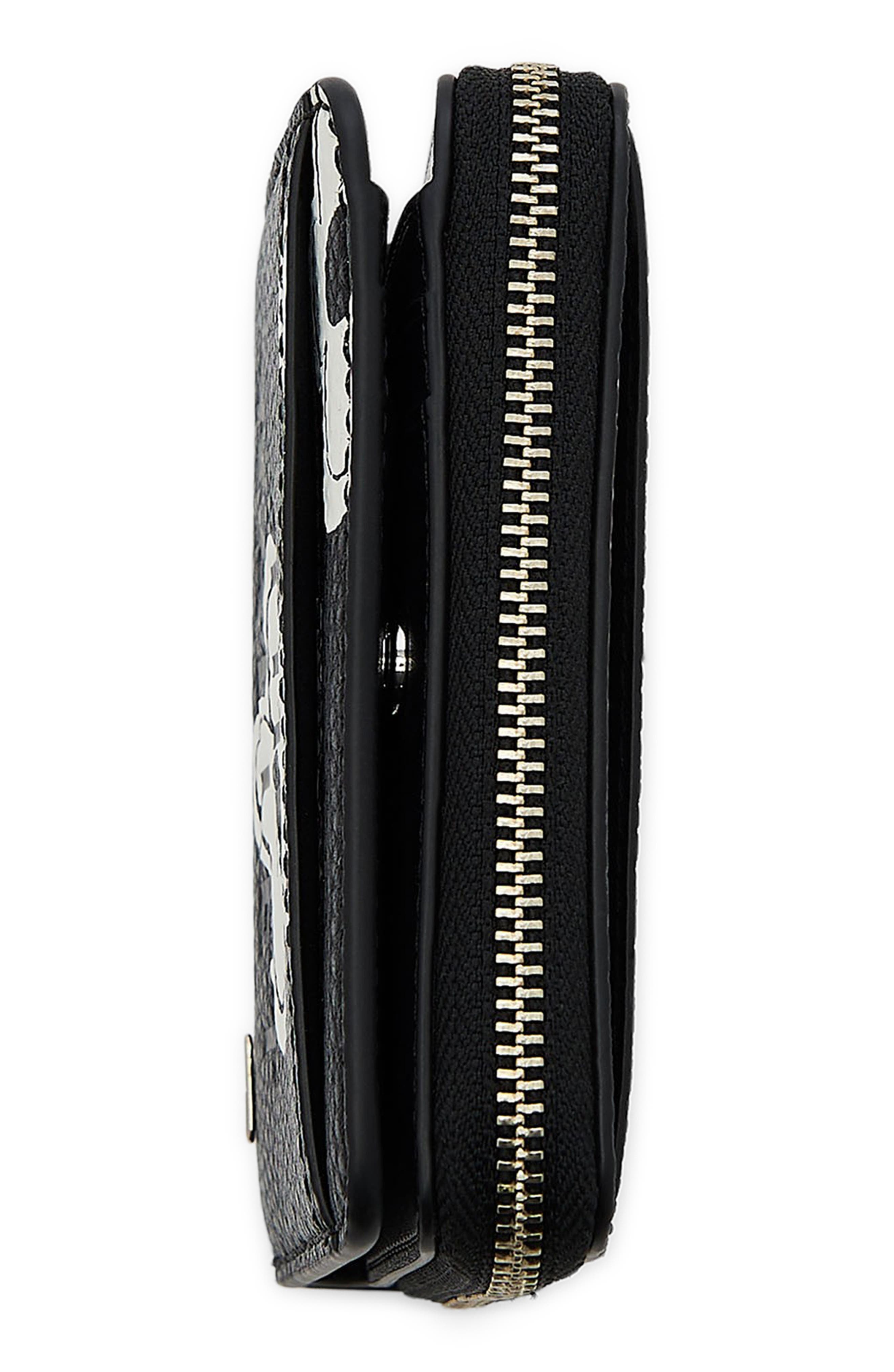 Marc Jacobs The Mini Compact Wallet in Black/white at Nordstrom - 4