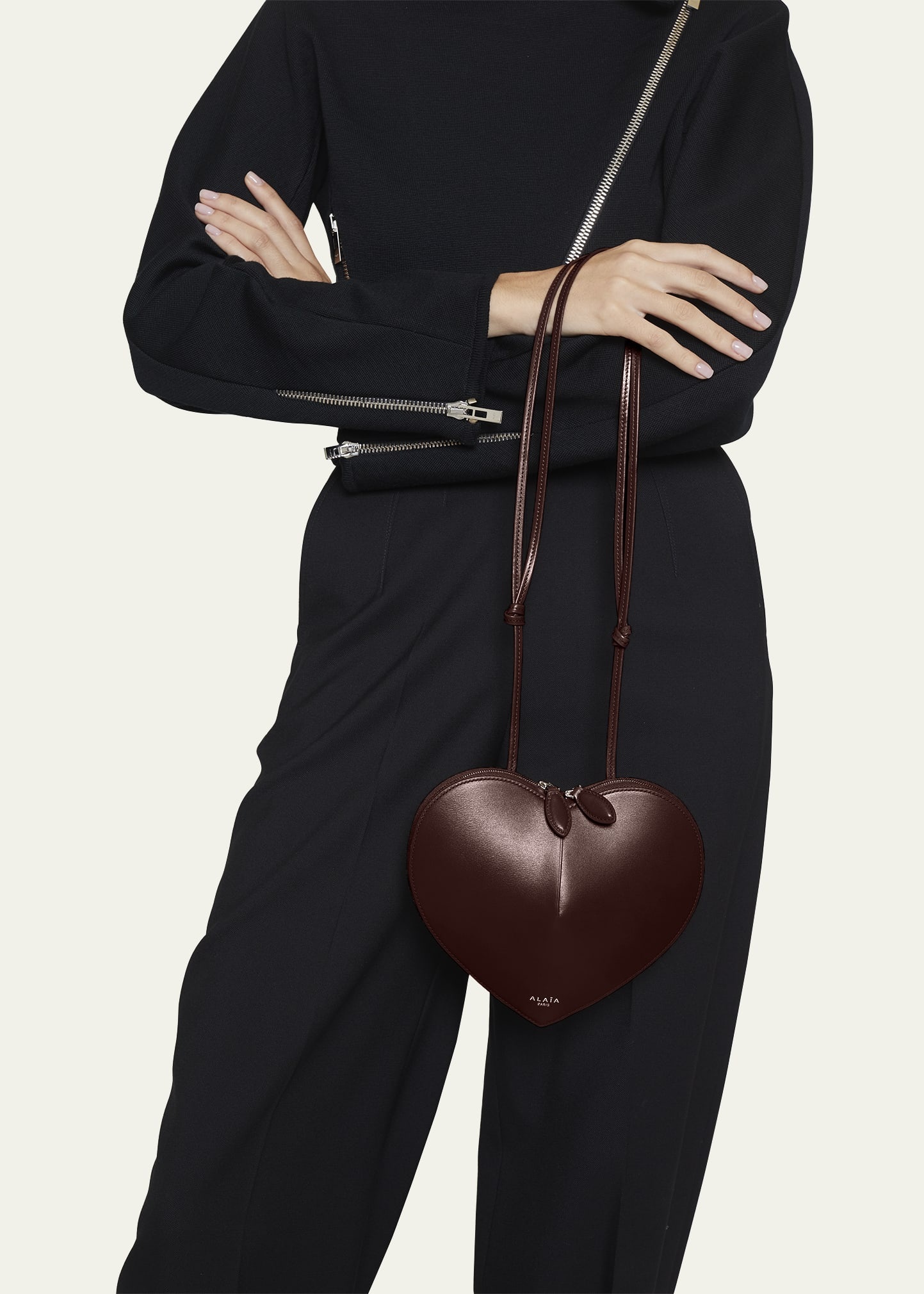 Le Coeur Crossbody Bag in Lux Leather - 2