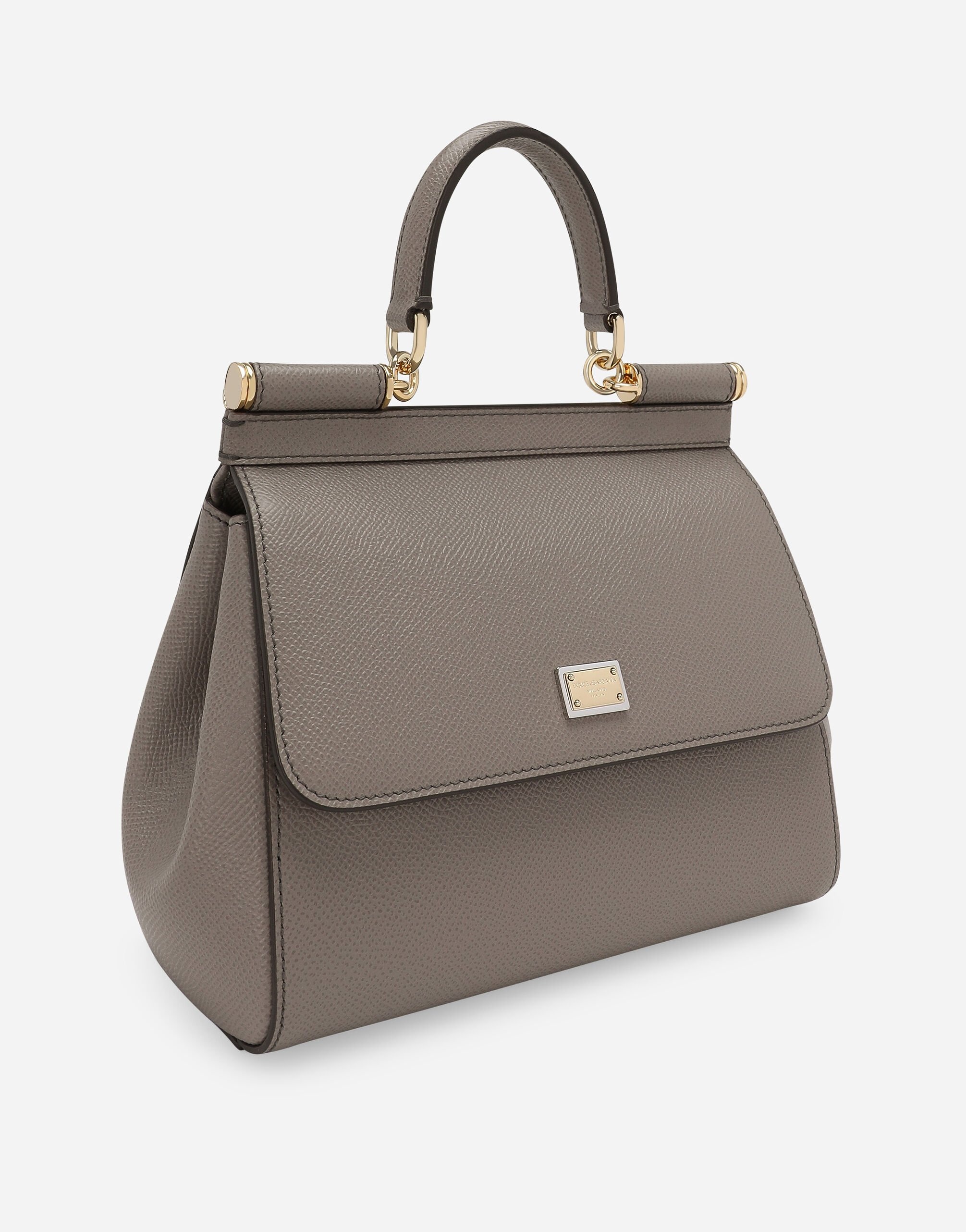 Small dauphine leather Sicily bag - 7