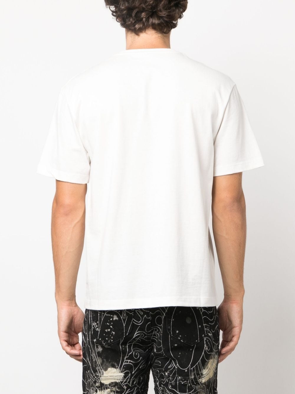 logo-print cotton T-shirt - 4