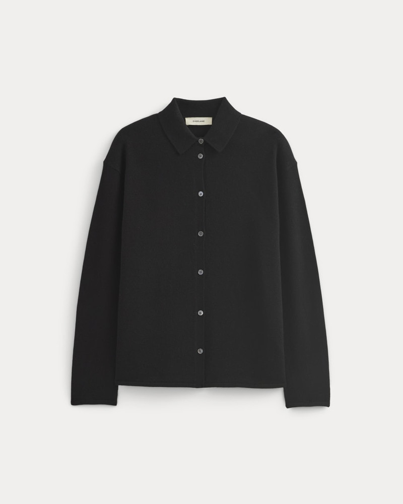 CASHMERE BUTTON-UP SHIRT 1
