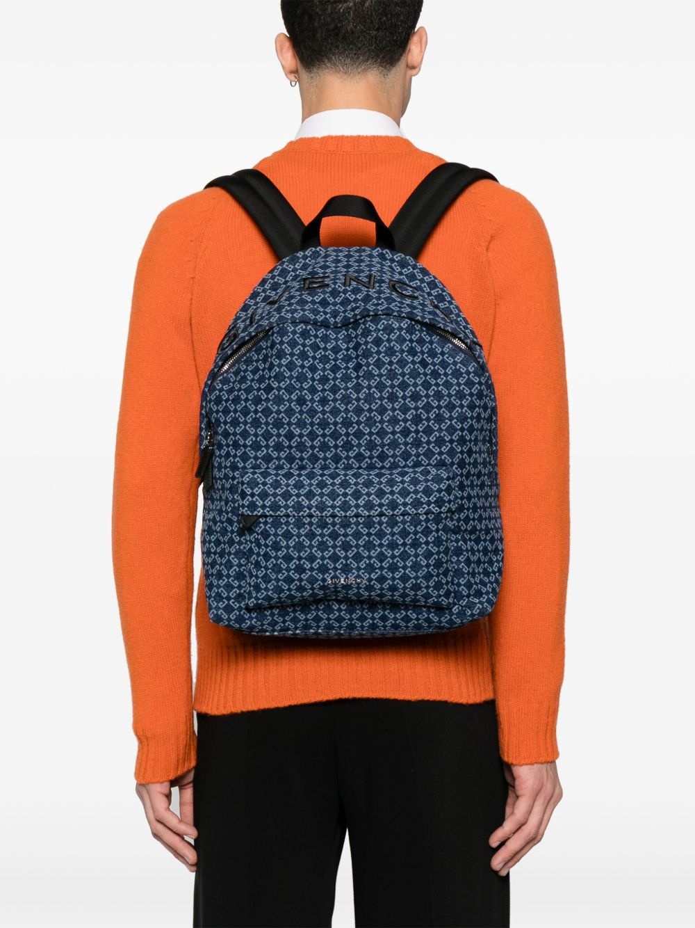 denim backpack - 2