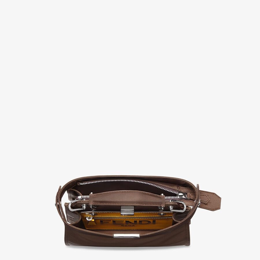 Dark brown nylon bag - 5
