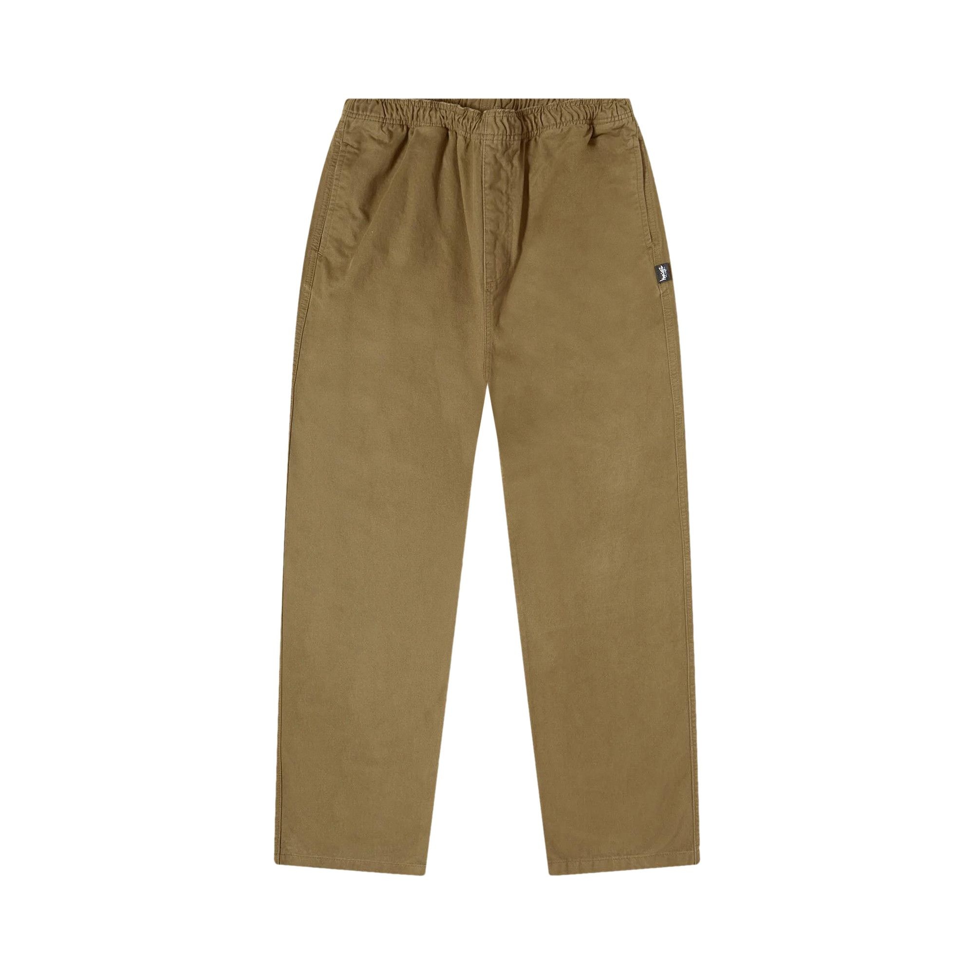 Stussy Brushed Beach Pants 'Olive' - 1