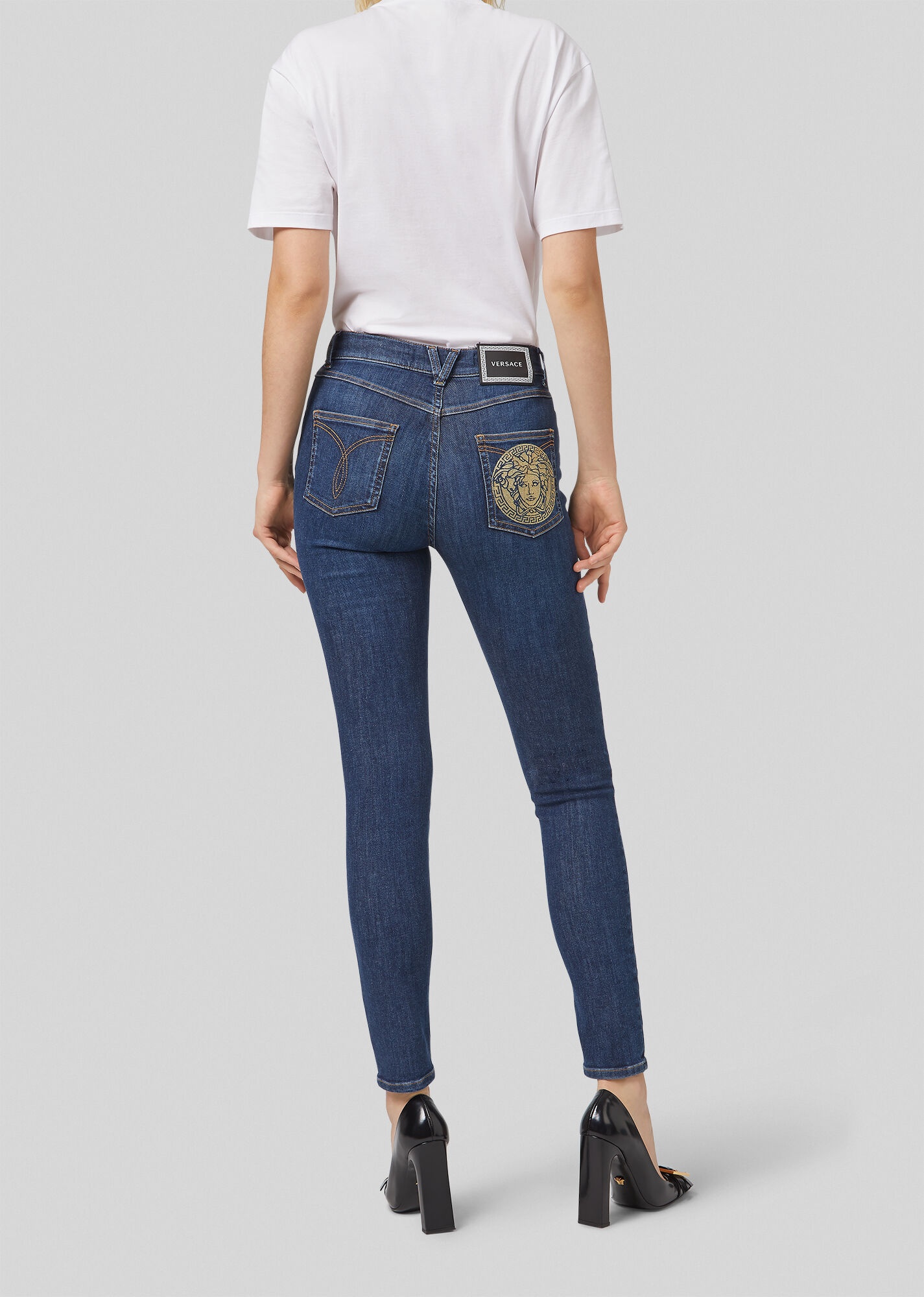 Medusa Accent Jeans - 4