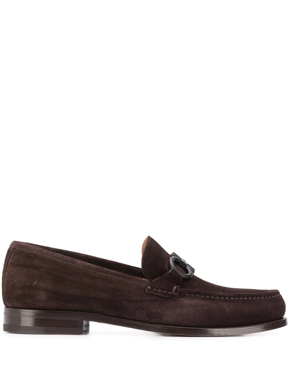 Gancini-buckle loafers - 1