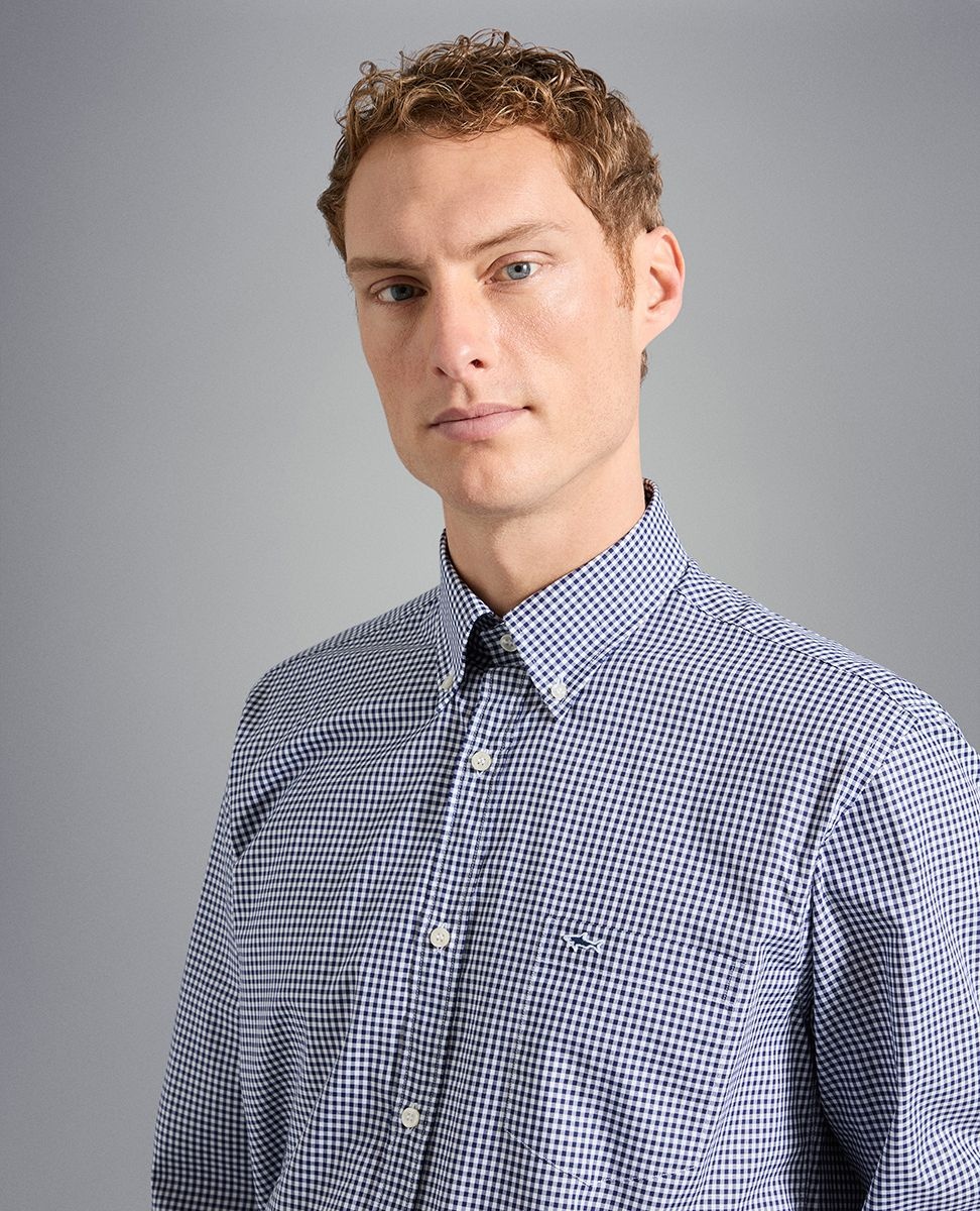 Check cotton shirt - 5