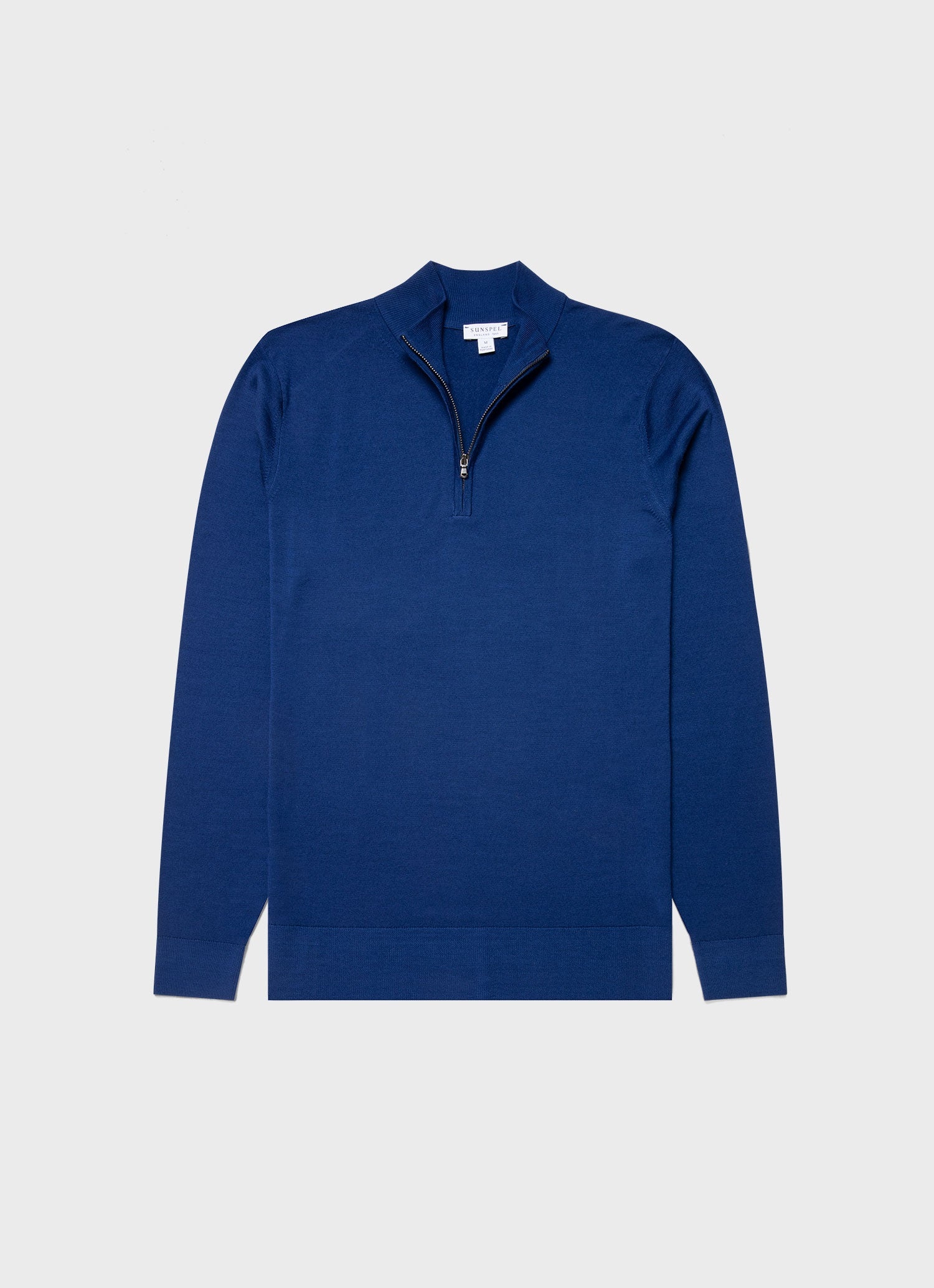 Fine Merino Wool Zip Neck - 1