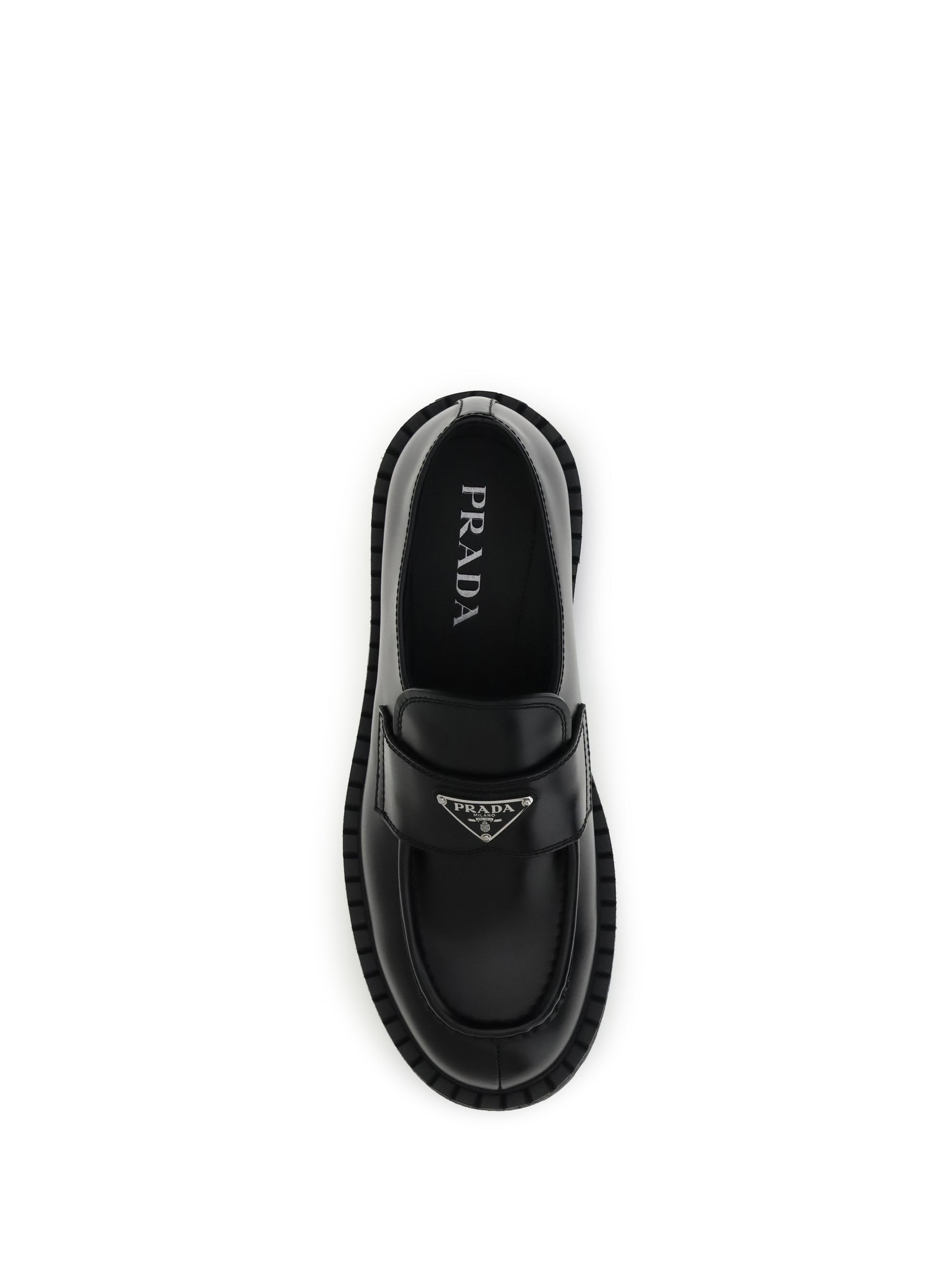 Prada Men Double Chocolate Loafers - 4
