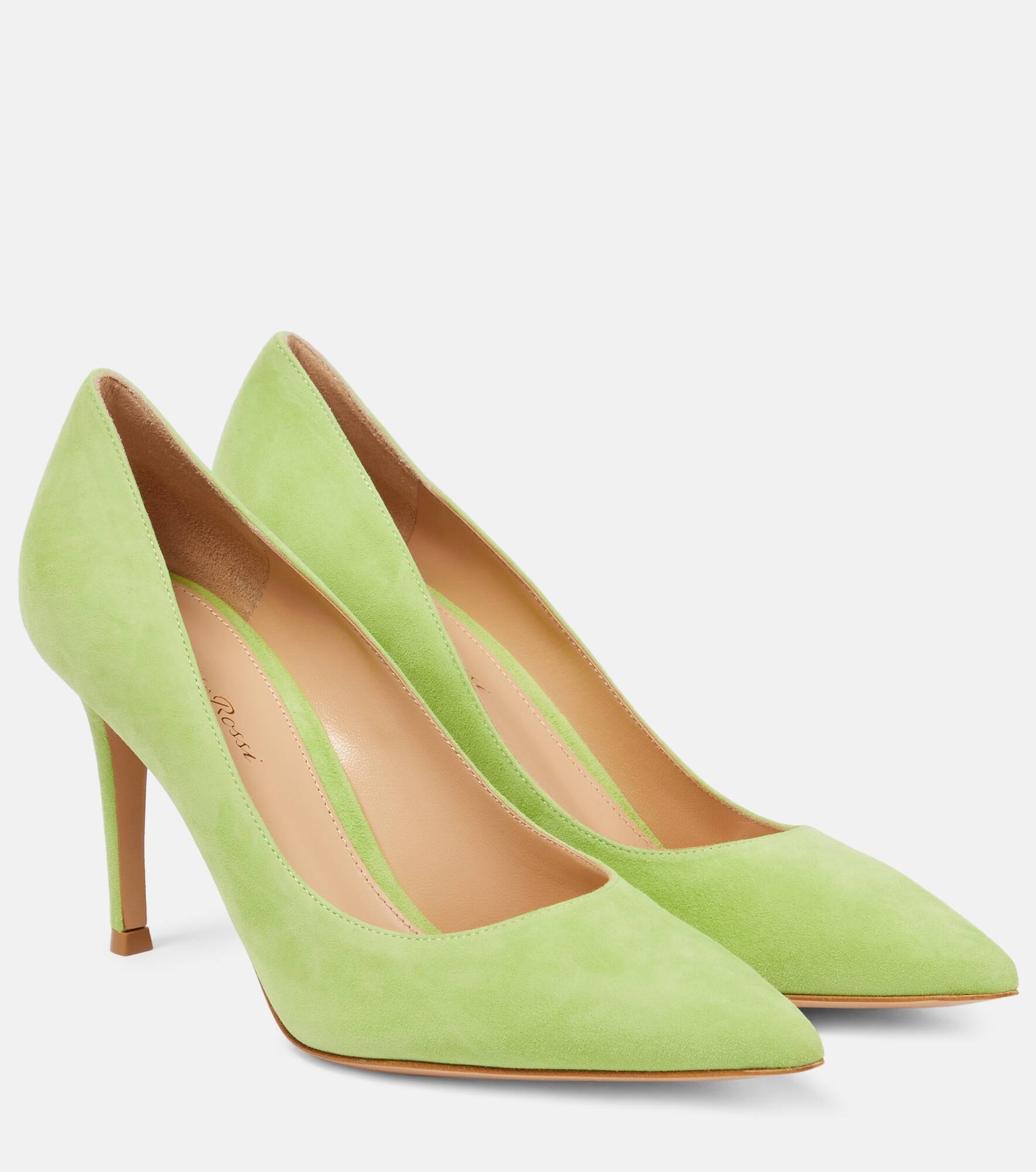 Gianvito 85 suede pumps - 1