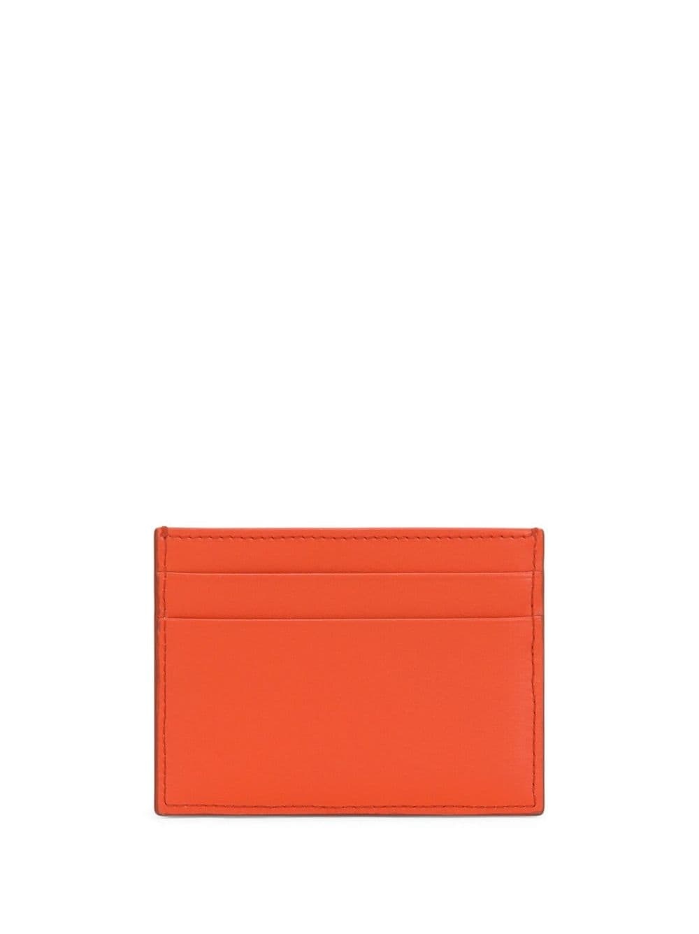 logo-embossed leather cardholder - 2