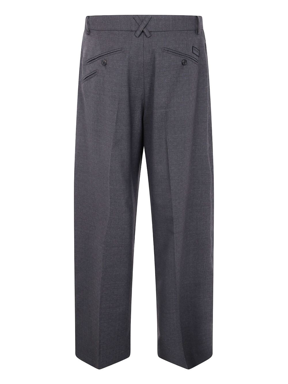 pleated wide-leg trousers - 2