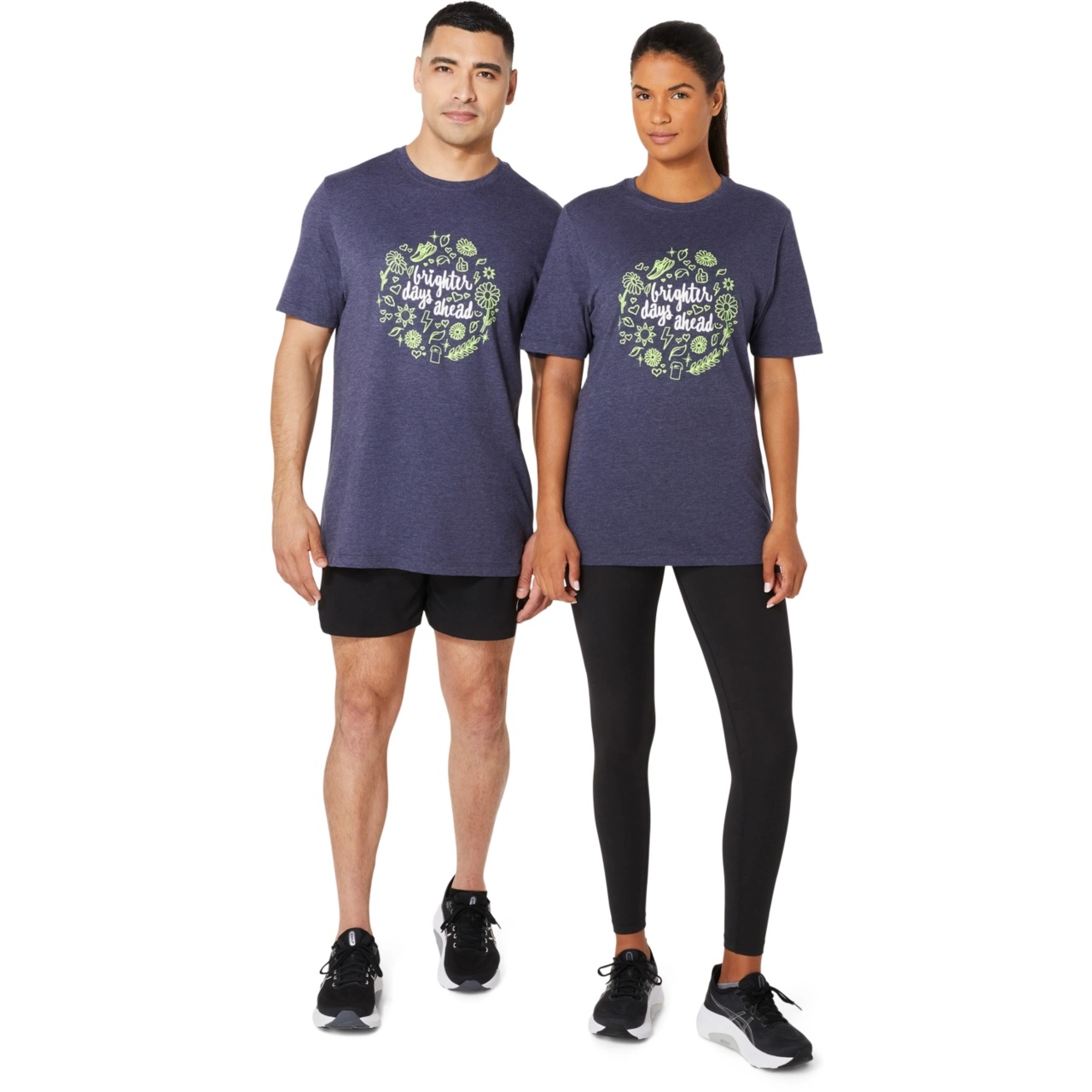 UNISEX ASICS BRIGHTER DAYS AHEAD SHORT SLEEVE TEE - 8