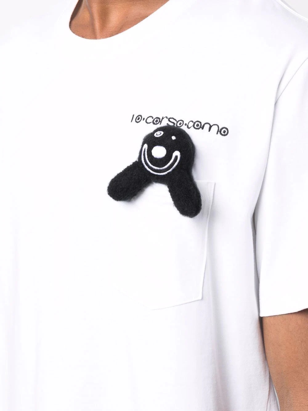 Smiley short-sleeve cotton T-shirt - 5