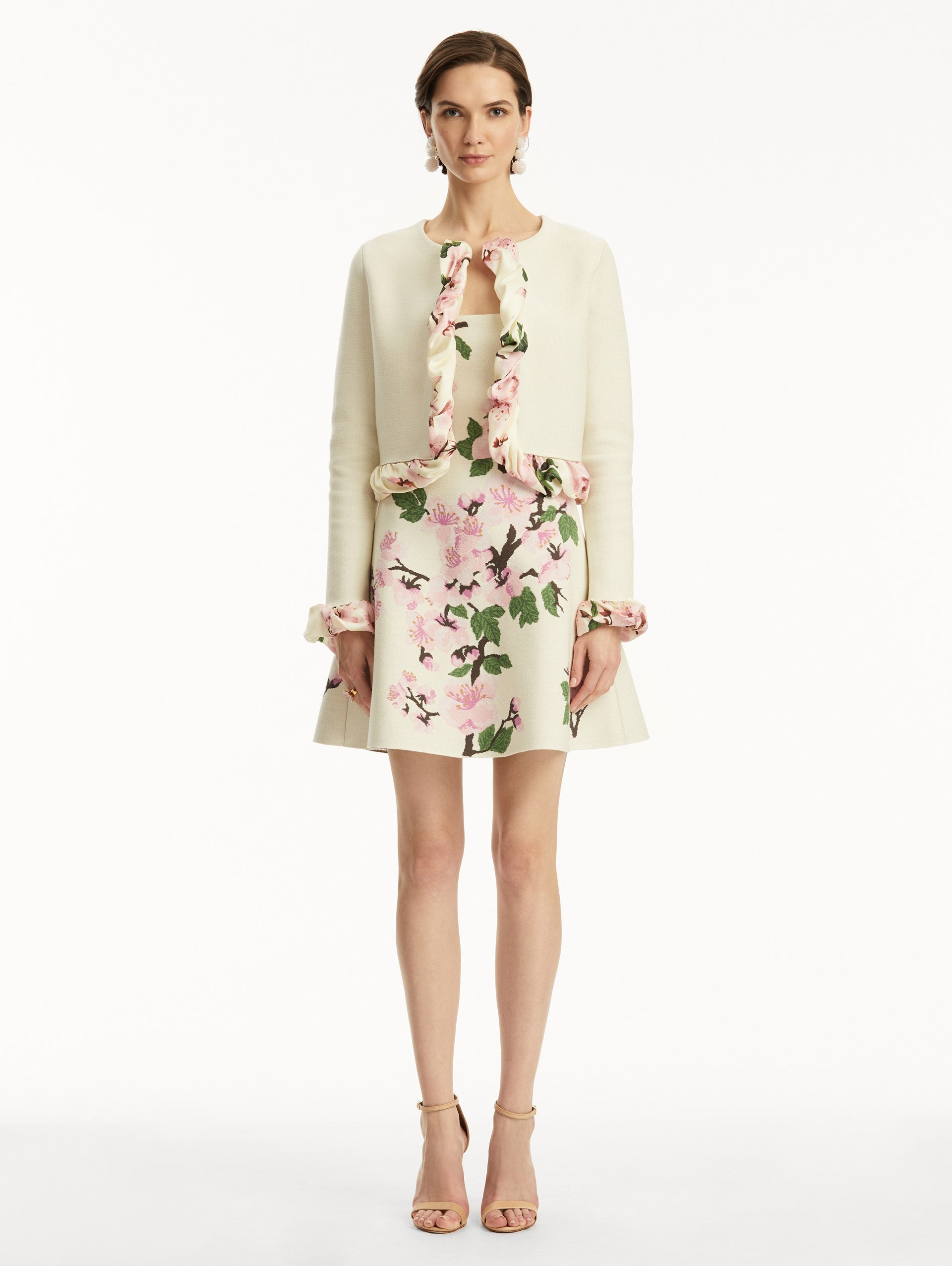 CHERRY BLOSSOM TWIST TRIM CARDIGAN - 3
