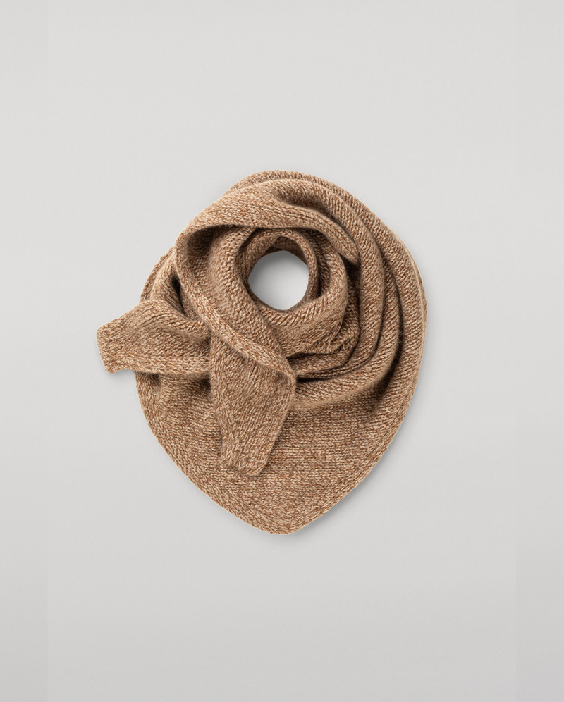 Keill Natural Marl Cashmere Triangle 1
