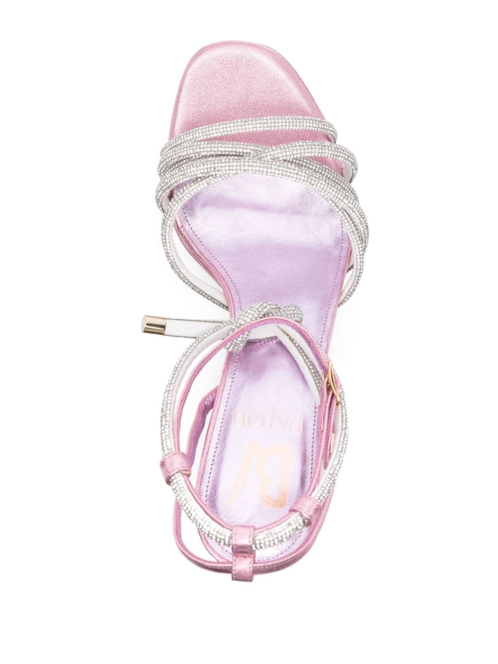 x Bettina Vermillon Babsy 110mm mules - 4