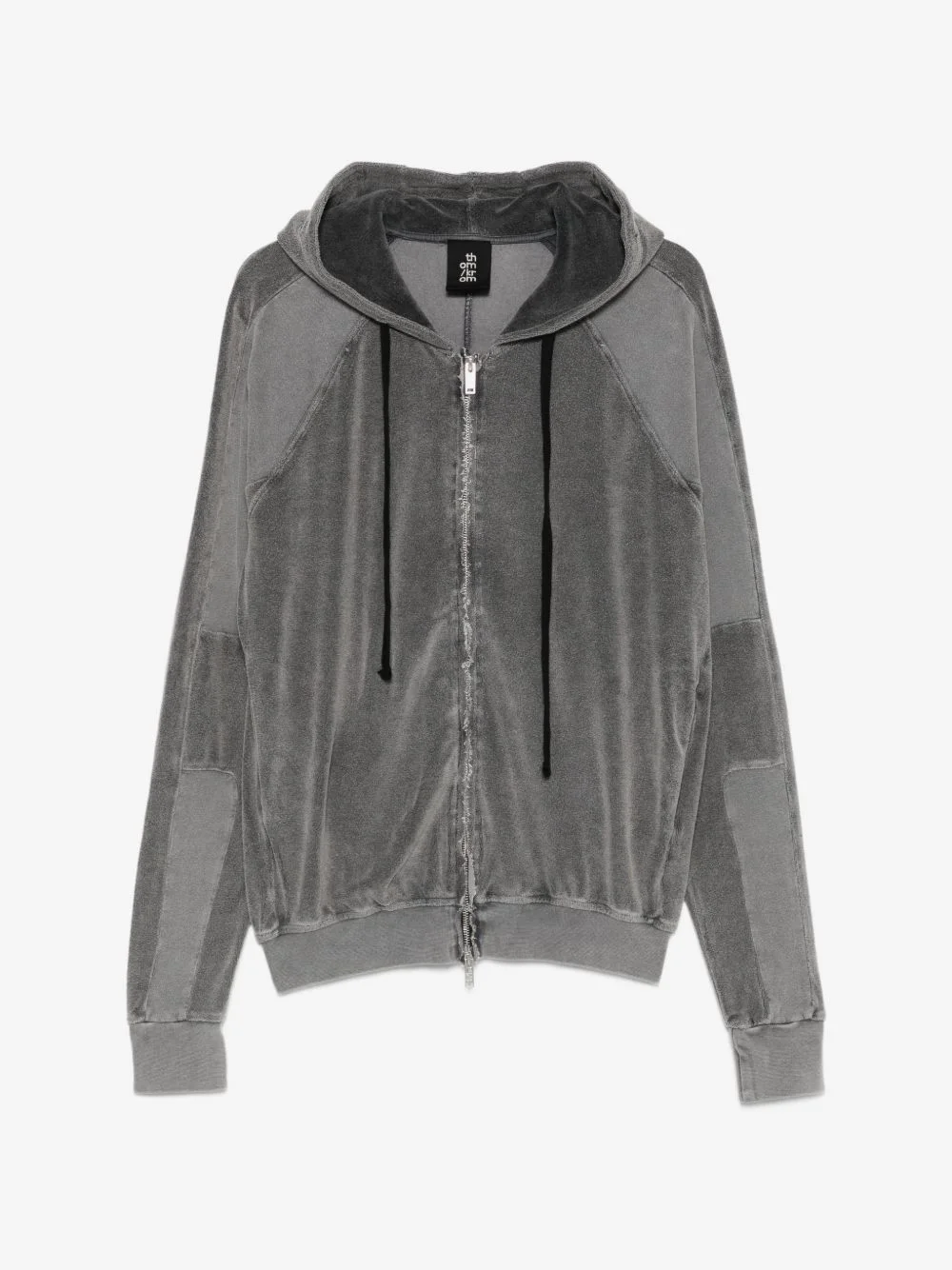 terry-cloth hoodie - 1