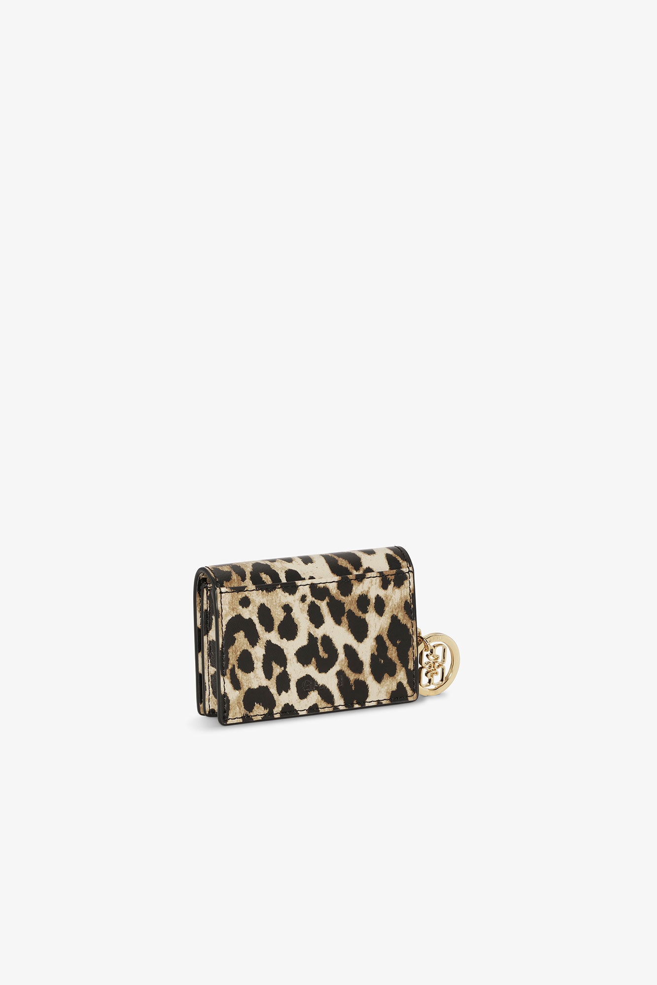 LEOPARD GANNI BOU CARD HOLDER WITH FLAP - 2