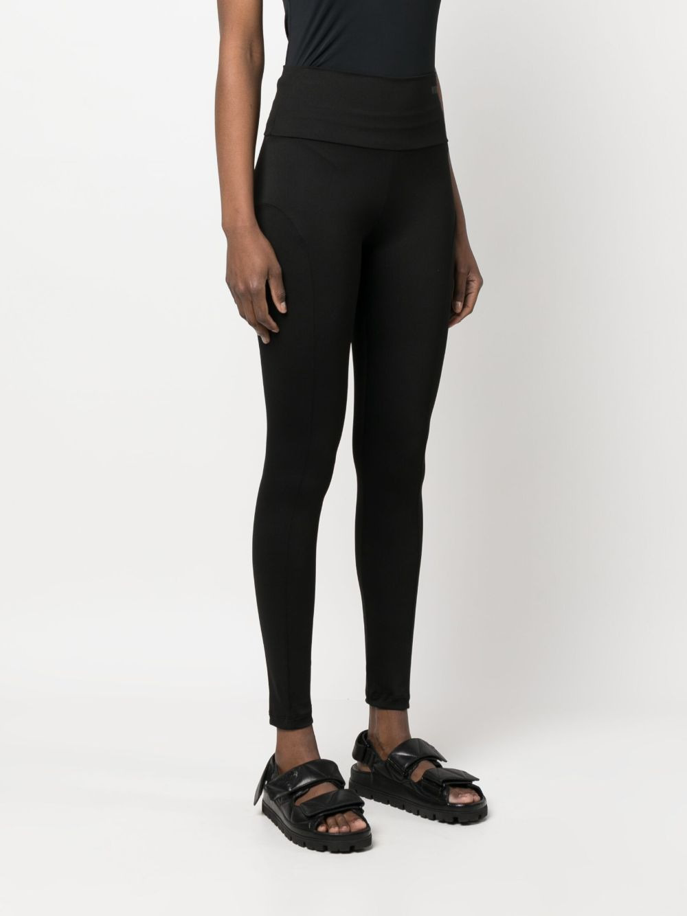 logo-print high-waist leggings - 3