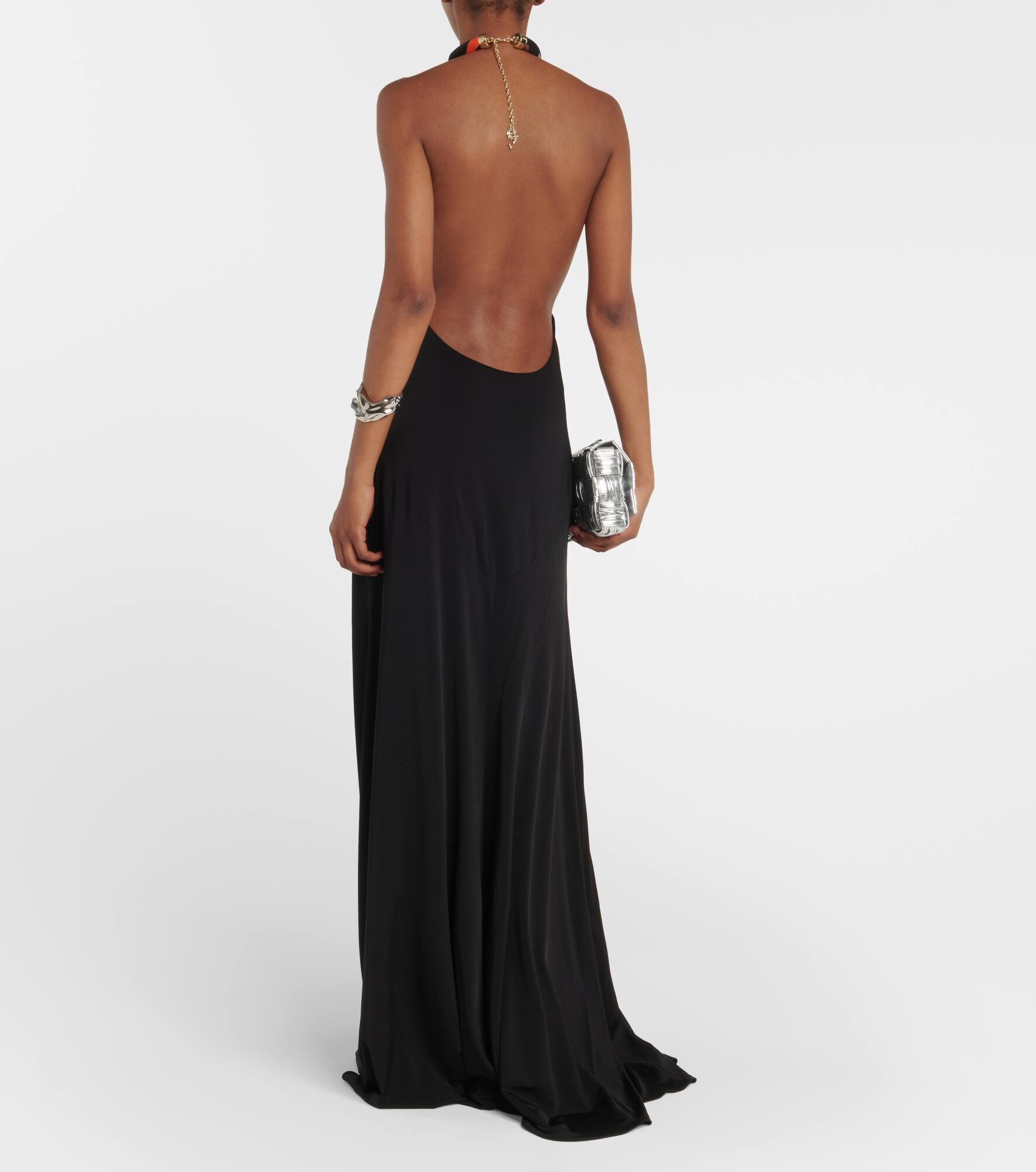 Halterneck maxi dress - 3