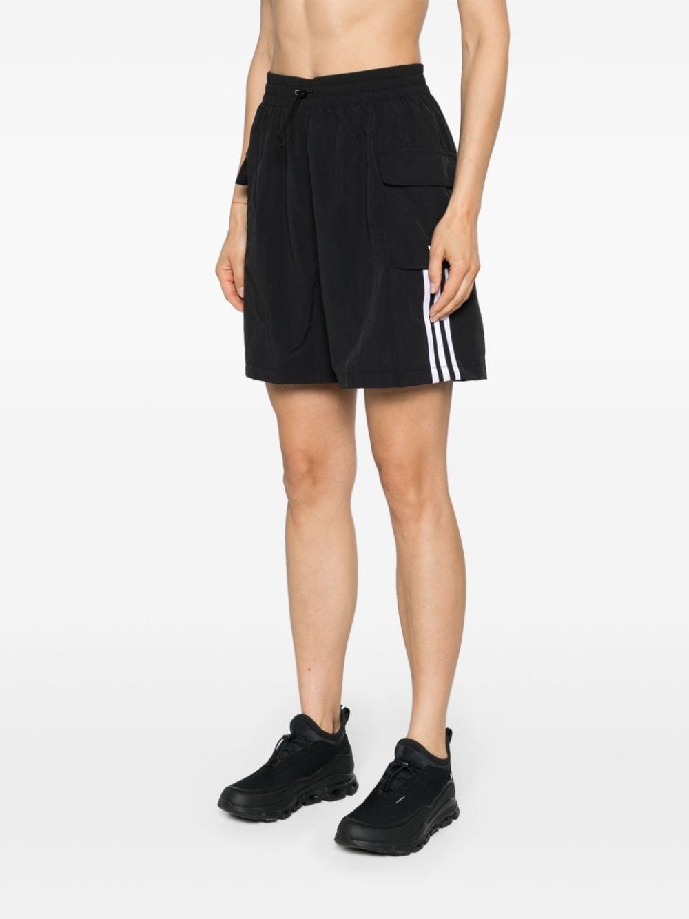 3-Stripes cargo track shorts - 3