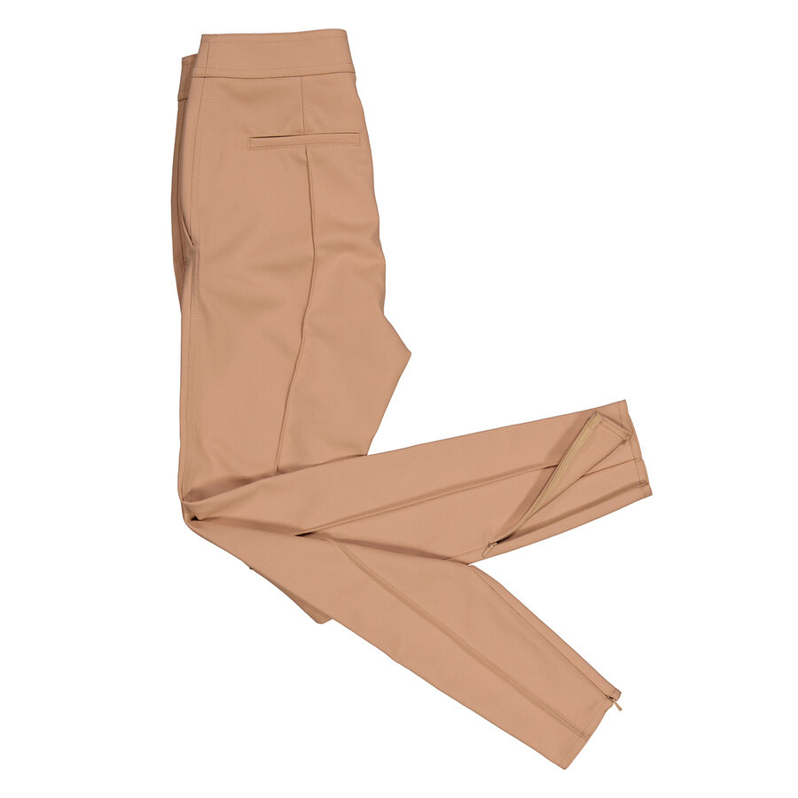 Burberry Dark Biscuit Fitted Wool Trousers - 7
