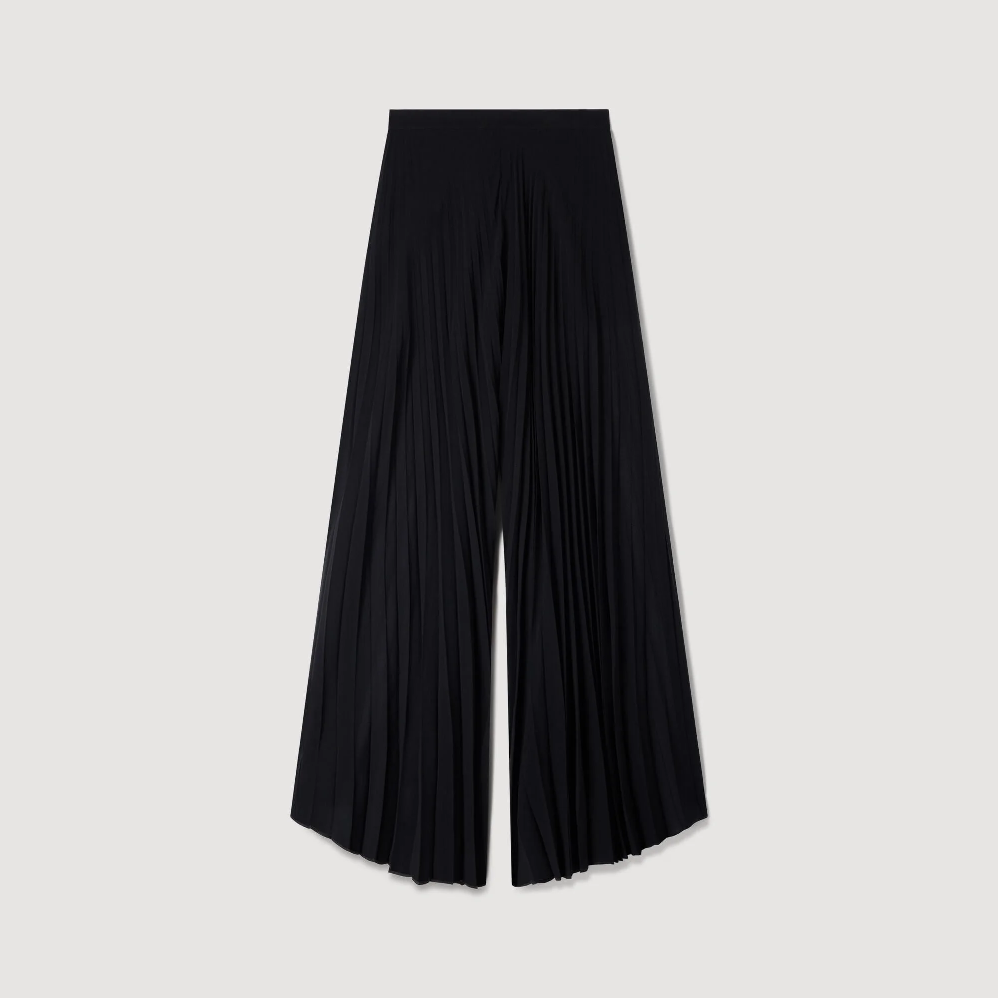 PLEATED WIDE-LEG TROUSERS - 1